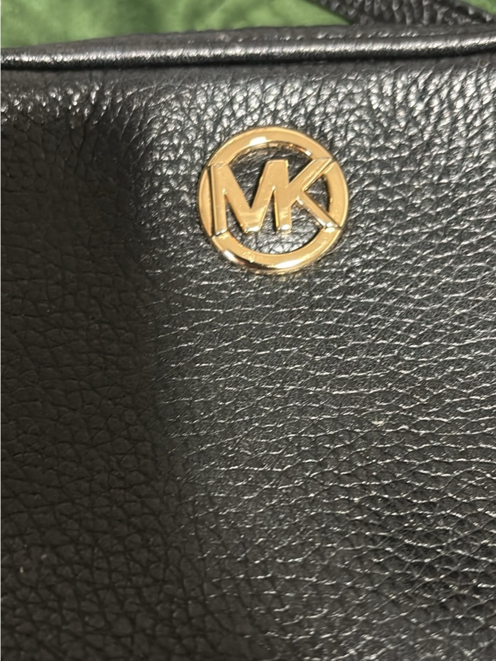 Michael Kors Black Pebbled Leather Crossbody Bag - Picture 8 of 11
